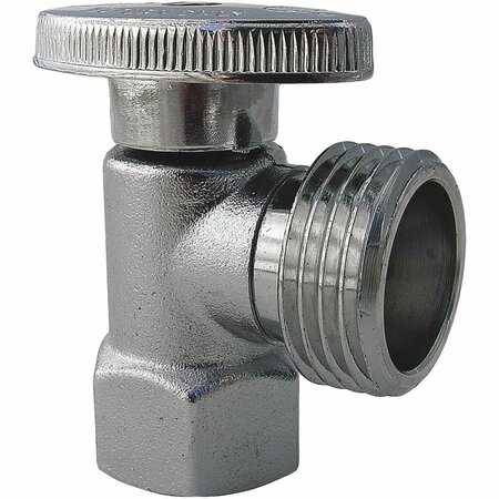 LARSEN SUPPLY CO Stop Valve, 1/2x3/4mht 1/4 T 06-9251